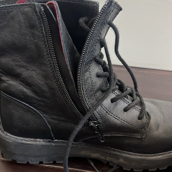 Zara Girls Black Combat boots - Picture 3 of 3